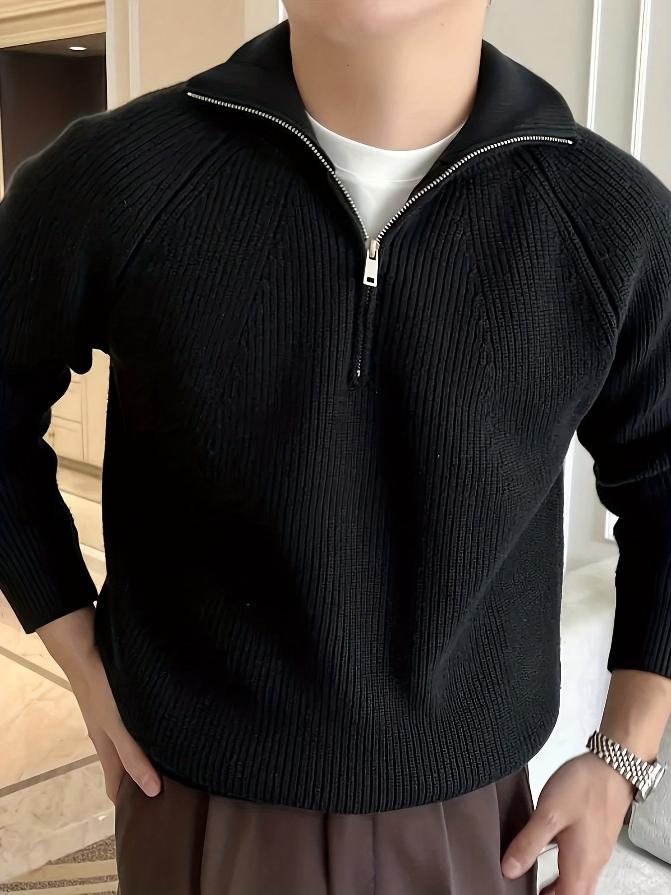 Suéter Quarter-Zip Cortina