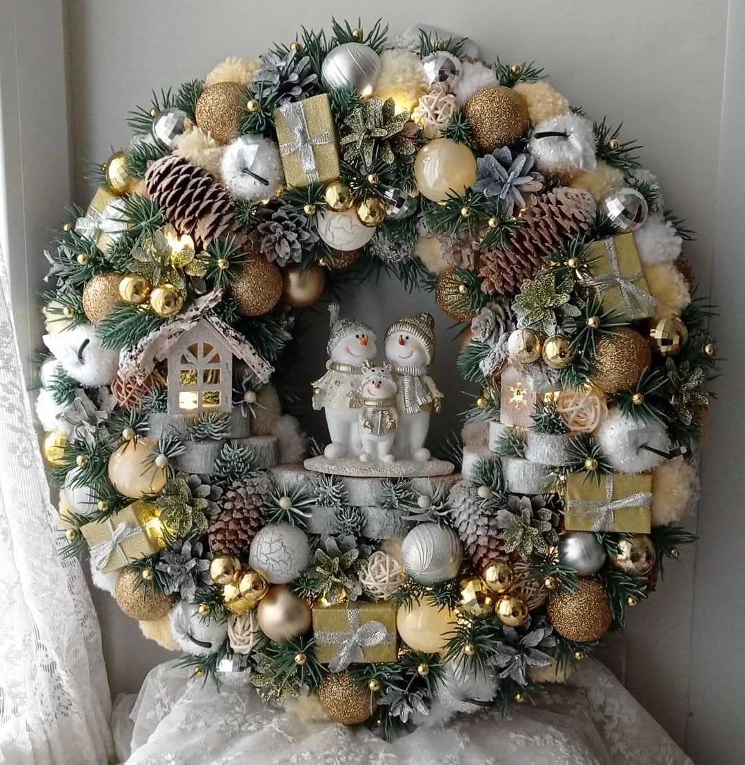 Guirlanda Decoração Natalina Luxo 65CM DVT58