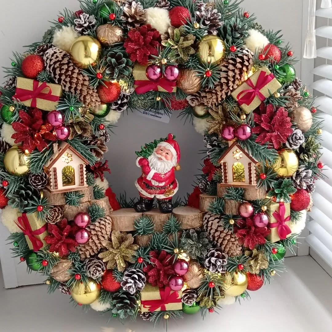 Guirlanda Decoração Natalina Luxo 65CM DVT57
