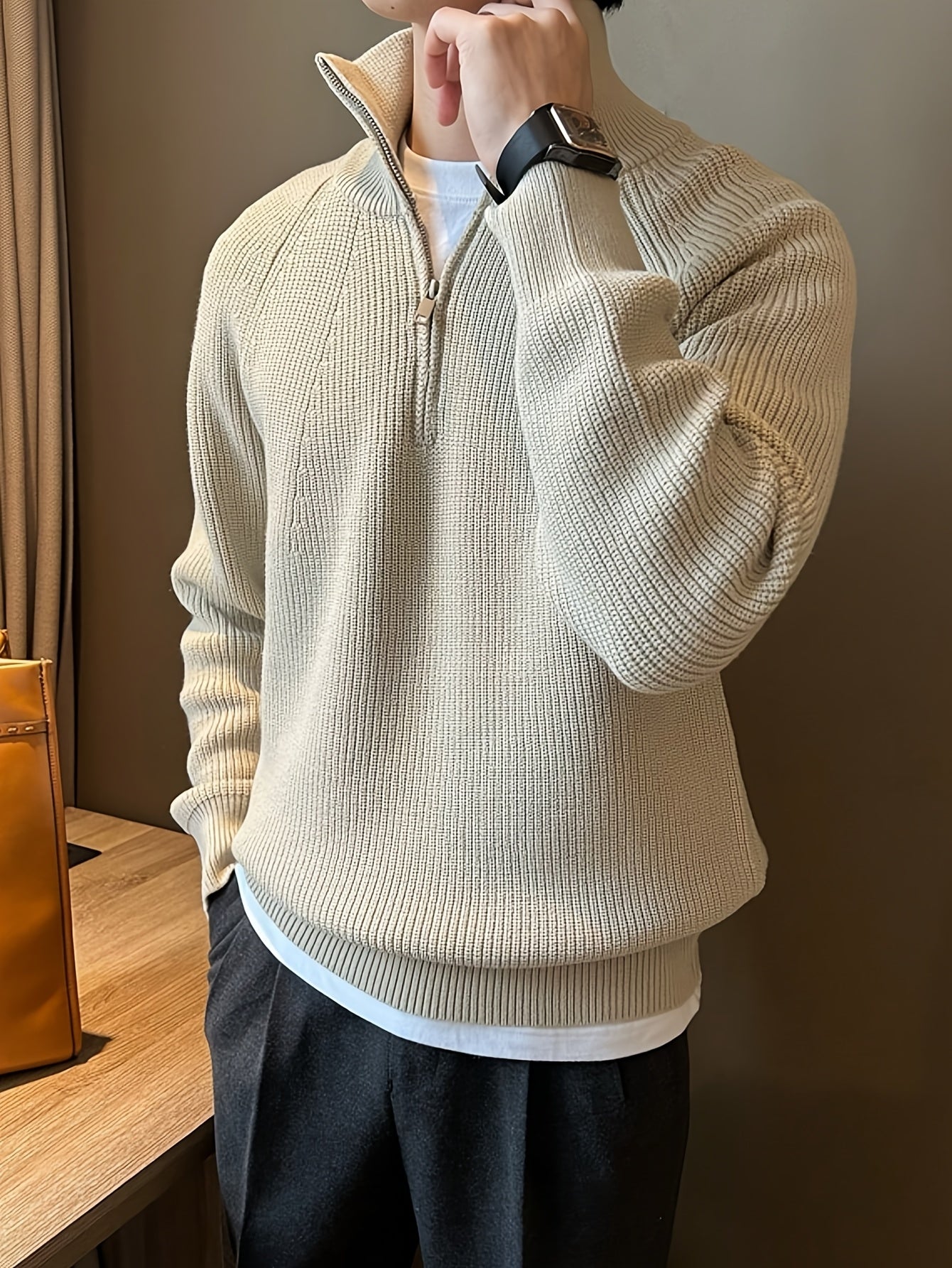 Suéter Quarter-Zip Cortina
