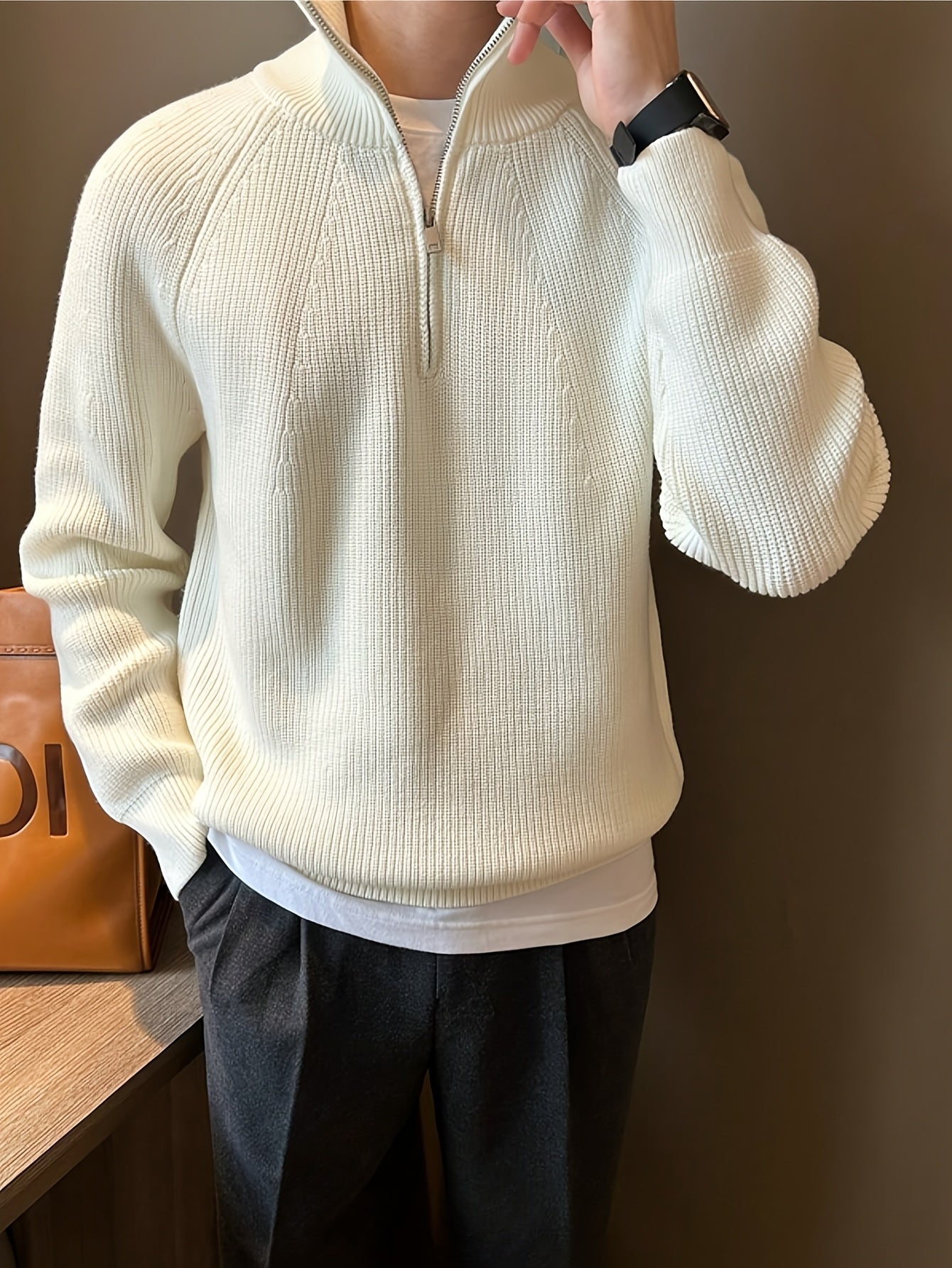Suéter Quarter-Zip Cortina