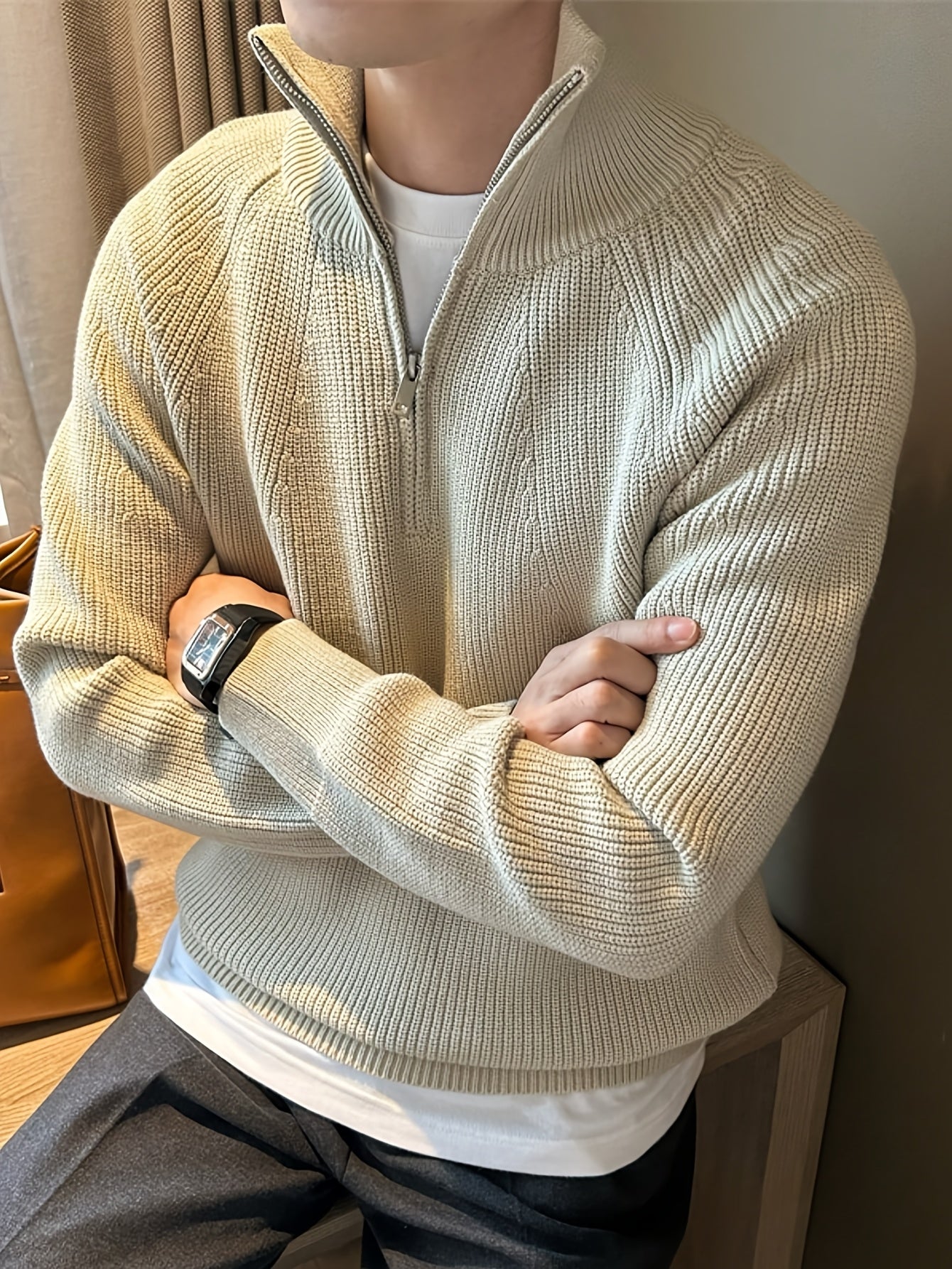 Suéter Quarter-Zip Cortina