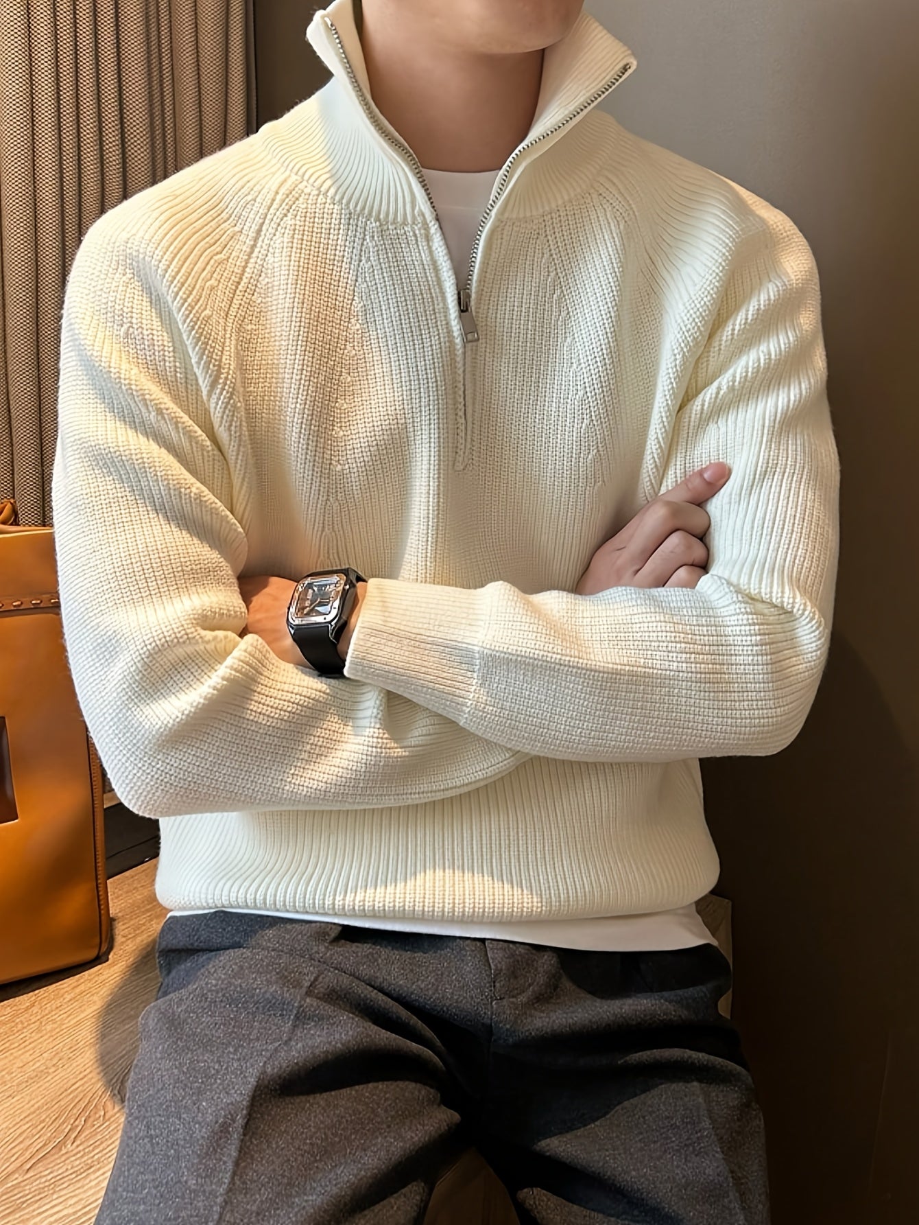 Suéter Quarter-Zip Cortina