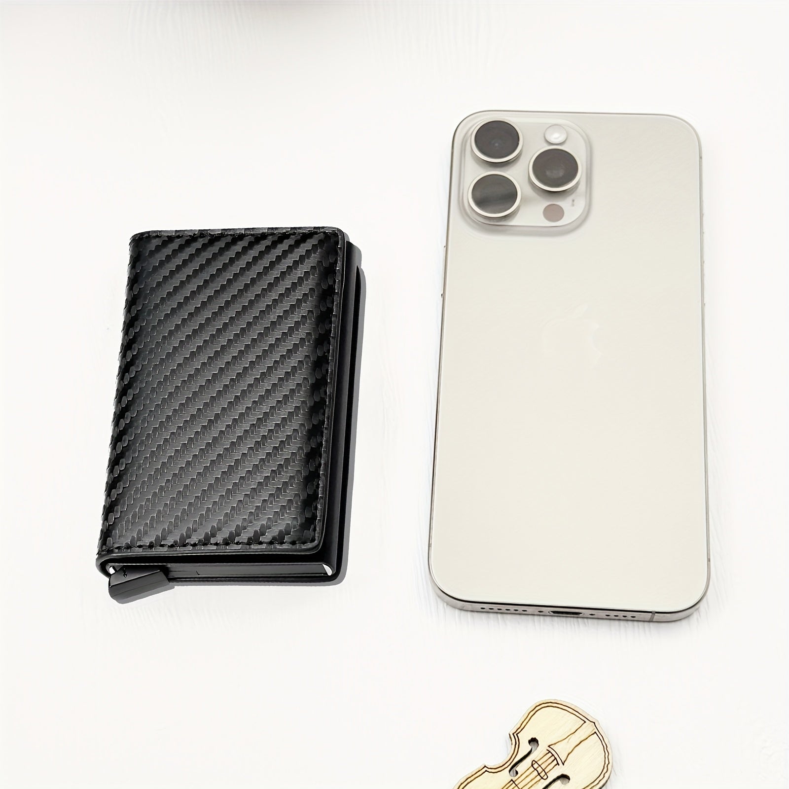 Carteira Slim Carbon RFID