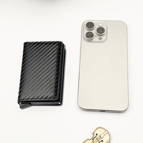 Carteira Slim Carbon RFID