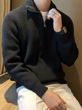 Suéter Raglan Cortina