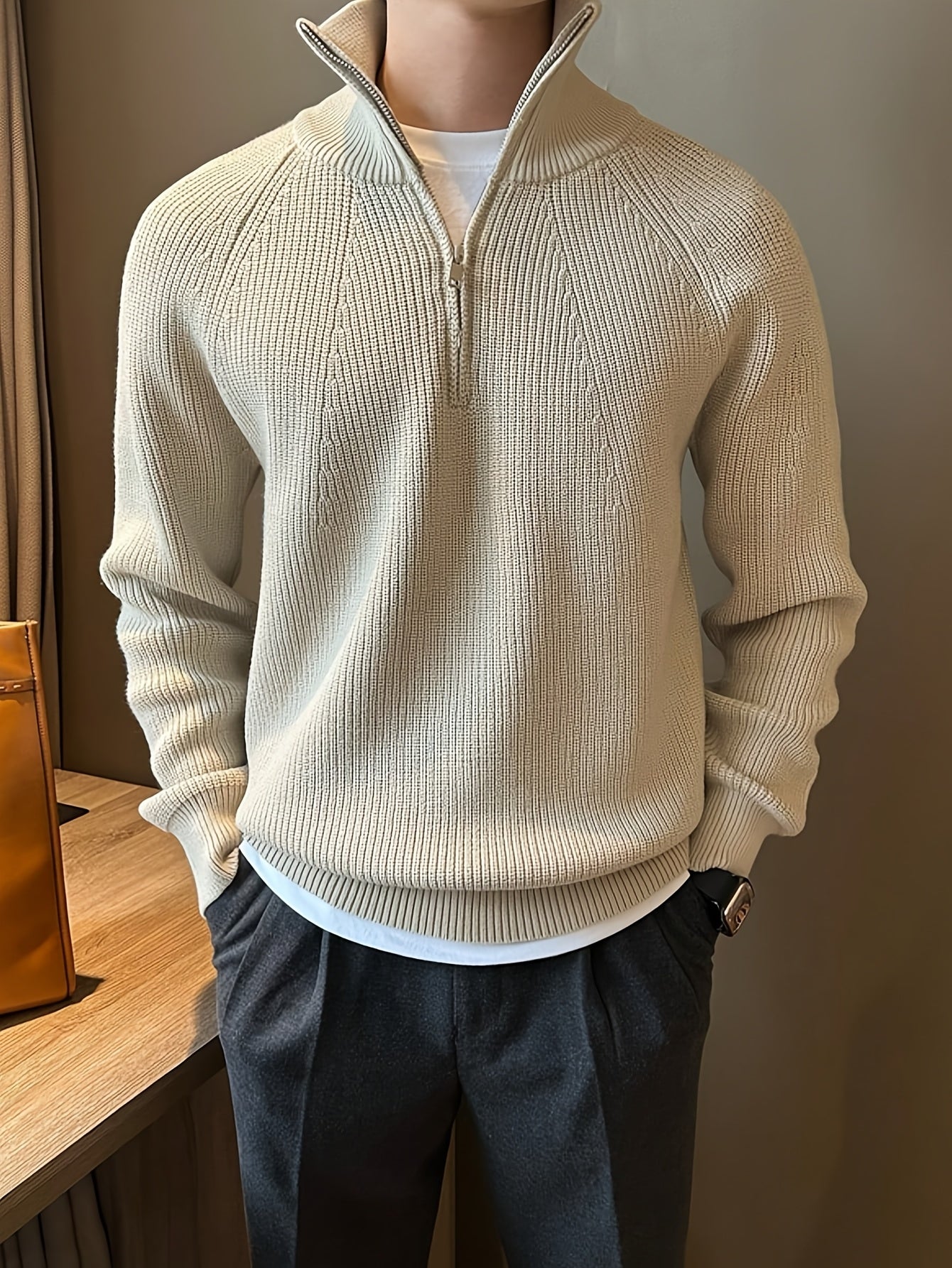 Suéter Quarter-Zip Cortina
