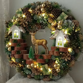 Guirlanda Decoração Natalina Luxo com Led 55CM DVT34
