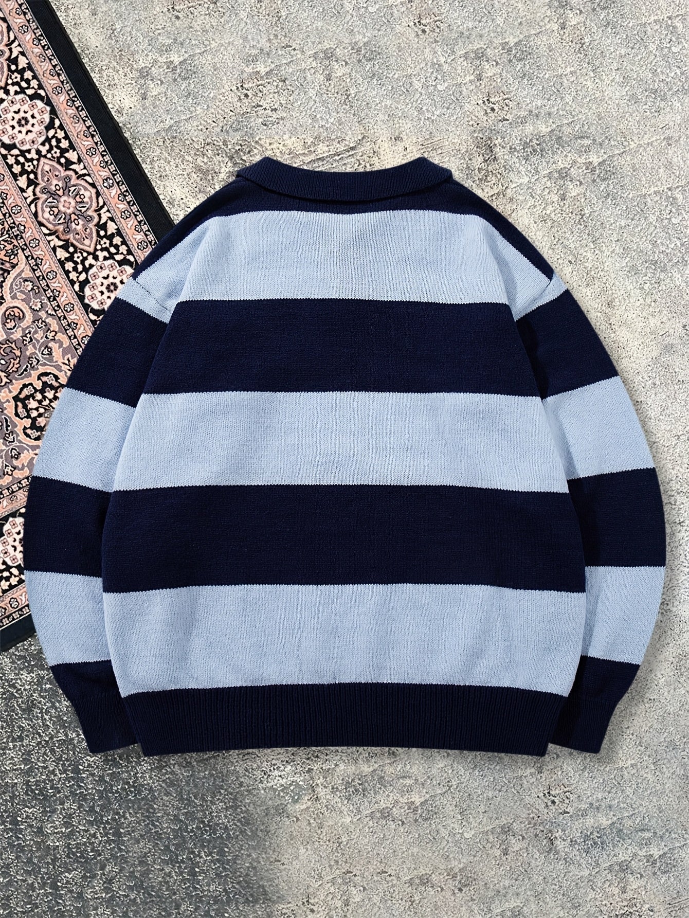 Suéter Polo Listrado Parma