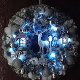 Guirlanda Decoração Natalina Luxo com Led 65CM DVT32
