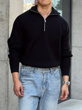 Suéter Raglan Cortina