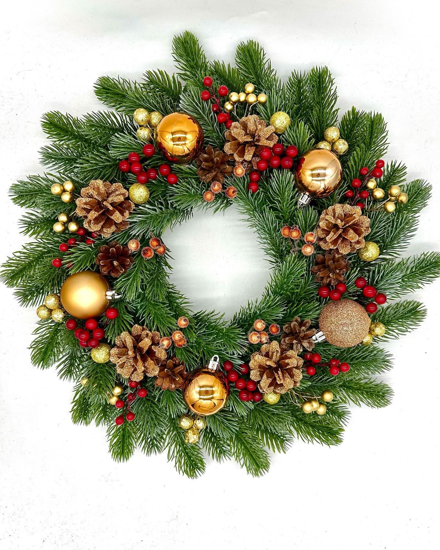 Guirlanda Decoração Natalina Moderna 60CM DVT37