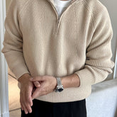 Suéter Raglan Cortina