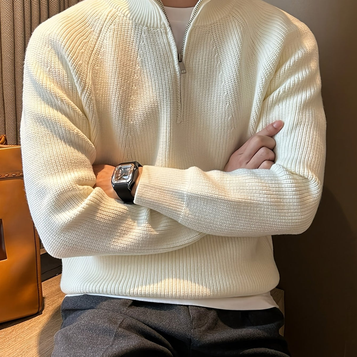 Suéter Quarter-Zip Cortina