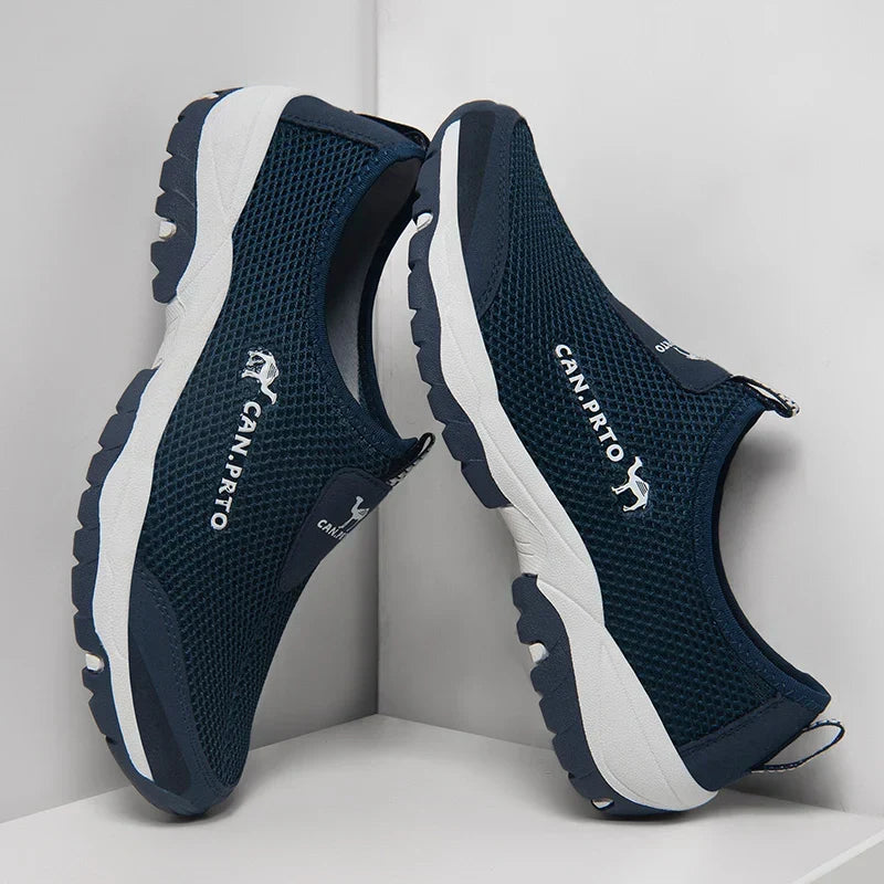 (PAGUE 1 LEVE 2 - PROMOÇÃO EXCLUSIVA) Tênis Ortopédico Masculino Para Caminhada + BRINDE
