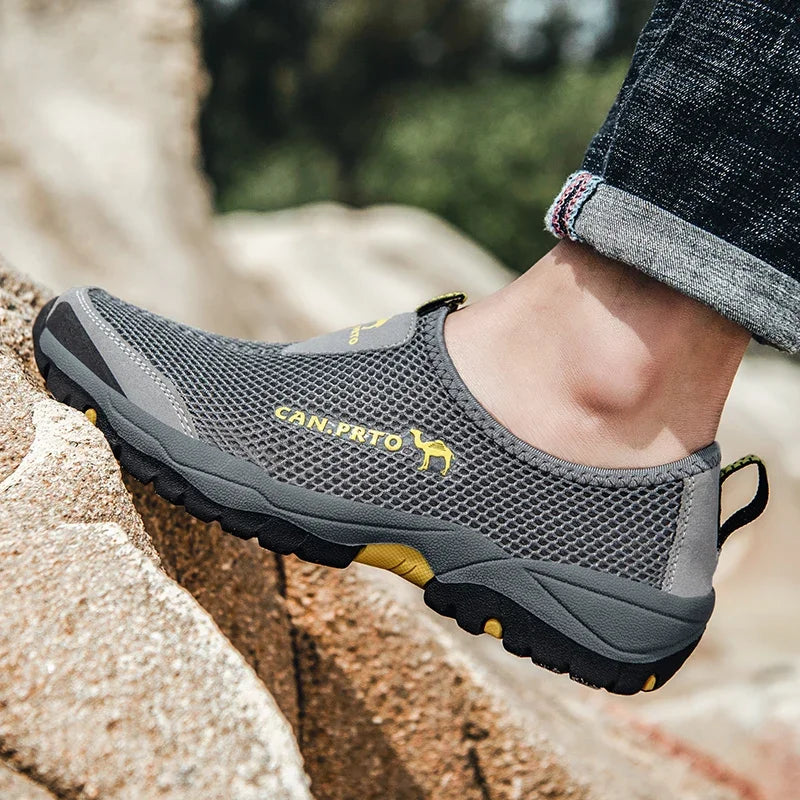 (PAGUE 1 LEVE 2 - PROMOÇÃO EXCLUSIVA) Tênis Ortopédico Masculino Para Caminhada + BRINDE