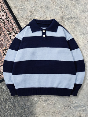 Suéter Polo Listrado Parma