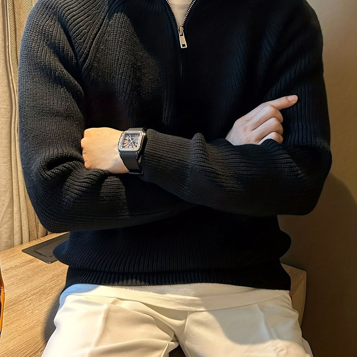 Suéter Quarter-Zip Cortina