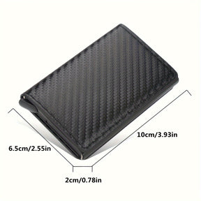 Carteira Slim Carbon RFID