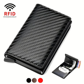 Carteira Slim Carbon RFID