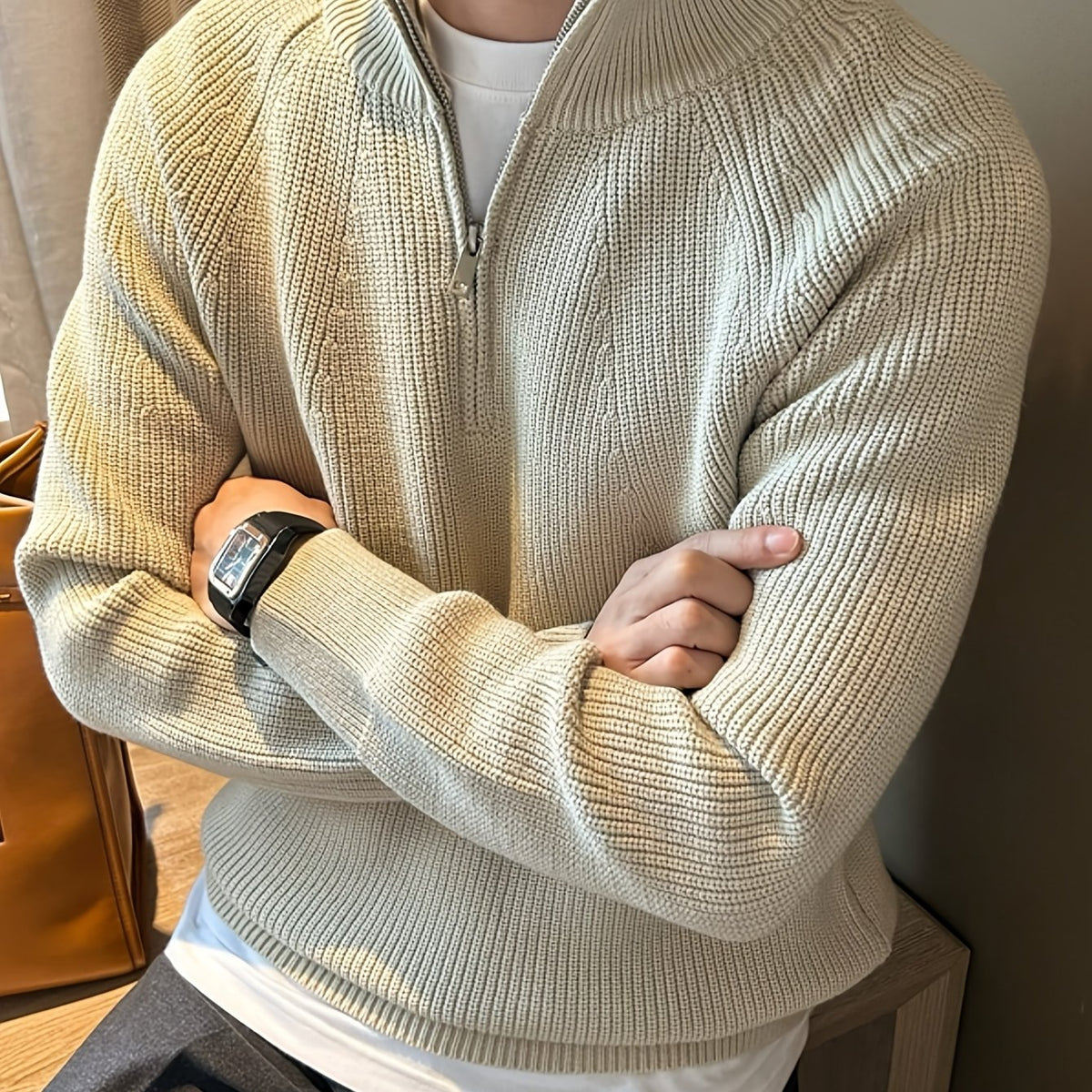 Suéter Quarter-Zip Cortina
