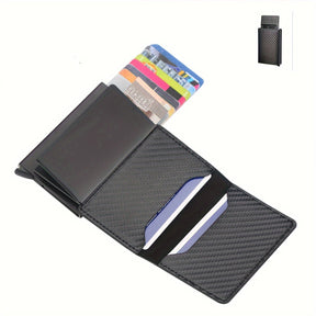 Carteira Slim Carbon RFID